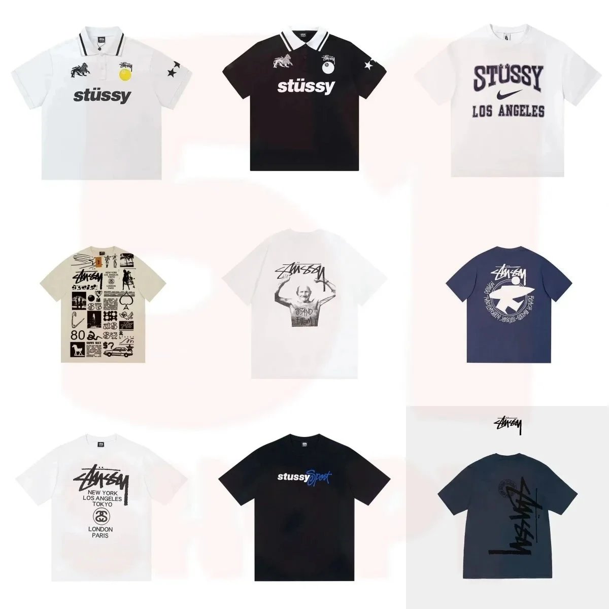 Stussy Logo White Ca