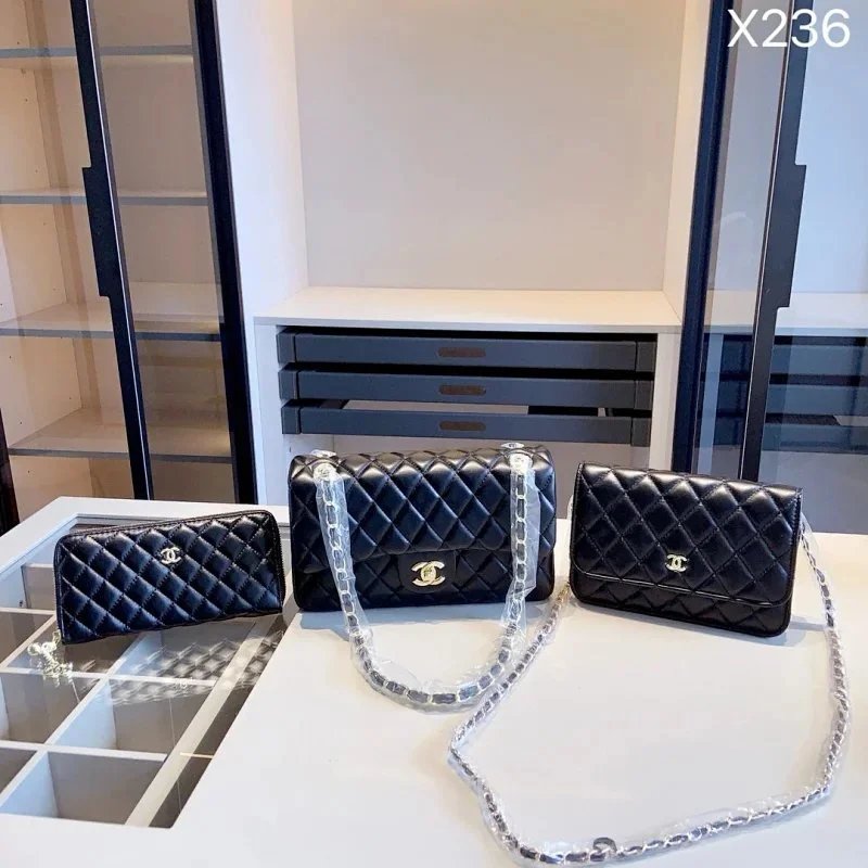 Louis Vuitton Handbags Three-piece handbag set with matching wallet and shoulder strap image 13