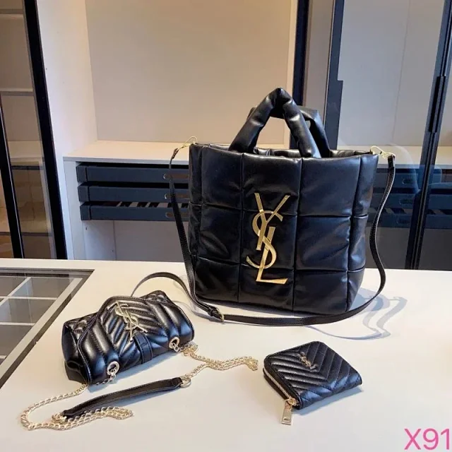 Louis Vuitton Handbags Three-piece handbag set with matching wallet and shoulder strap product detail image 7