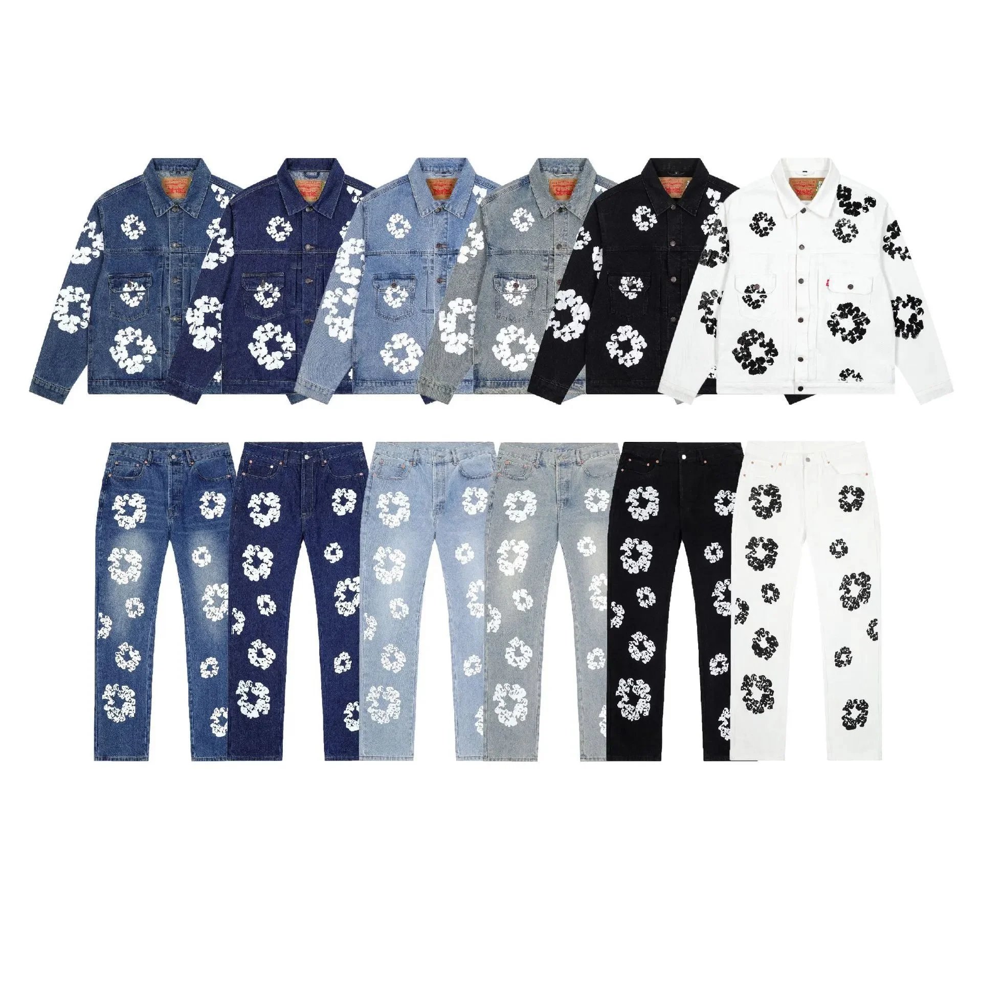 Denim Floral Print J