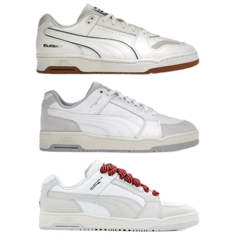 Puma Butter White Leather Sneakers
