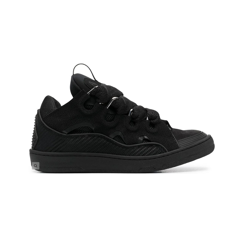 Qix Black Mesh Low Top Sneakers