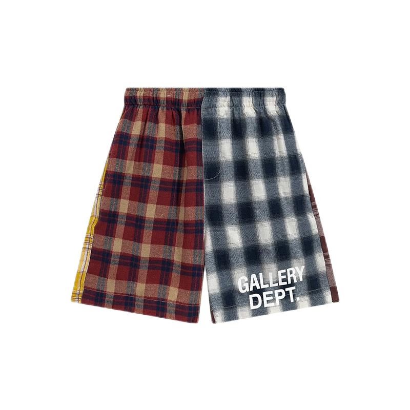 Gallery Dept. Patchwork Plaid Shorts Multicolor