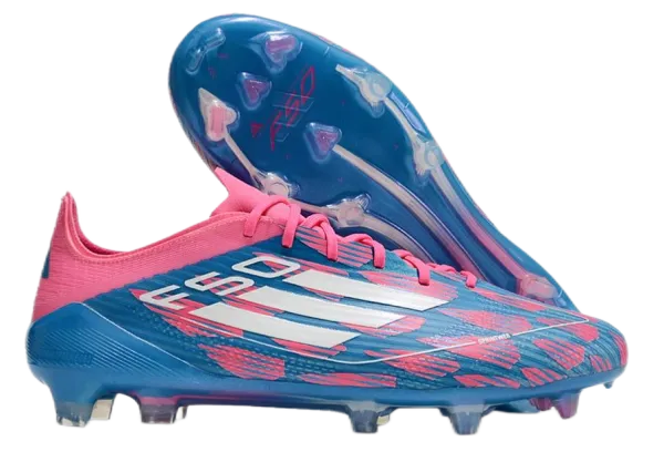 Adidas Xeno Blue Pink Football Cleats Sneakers - 1