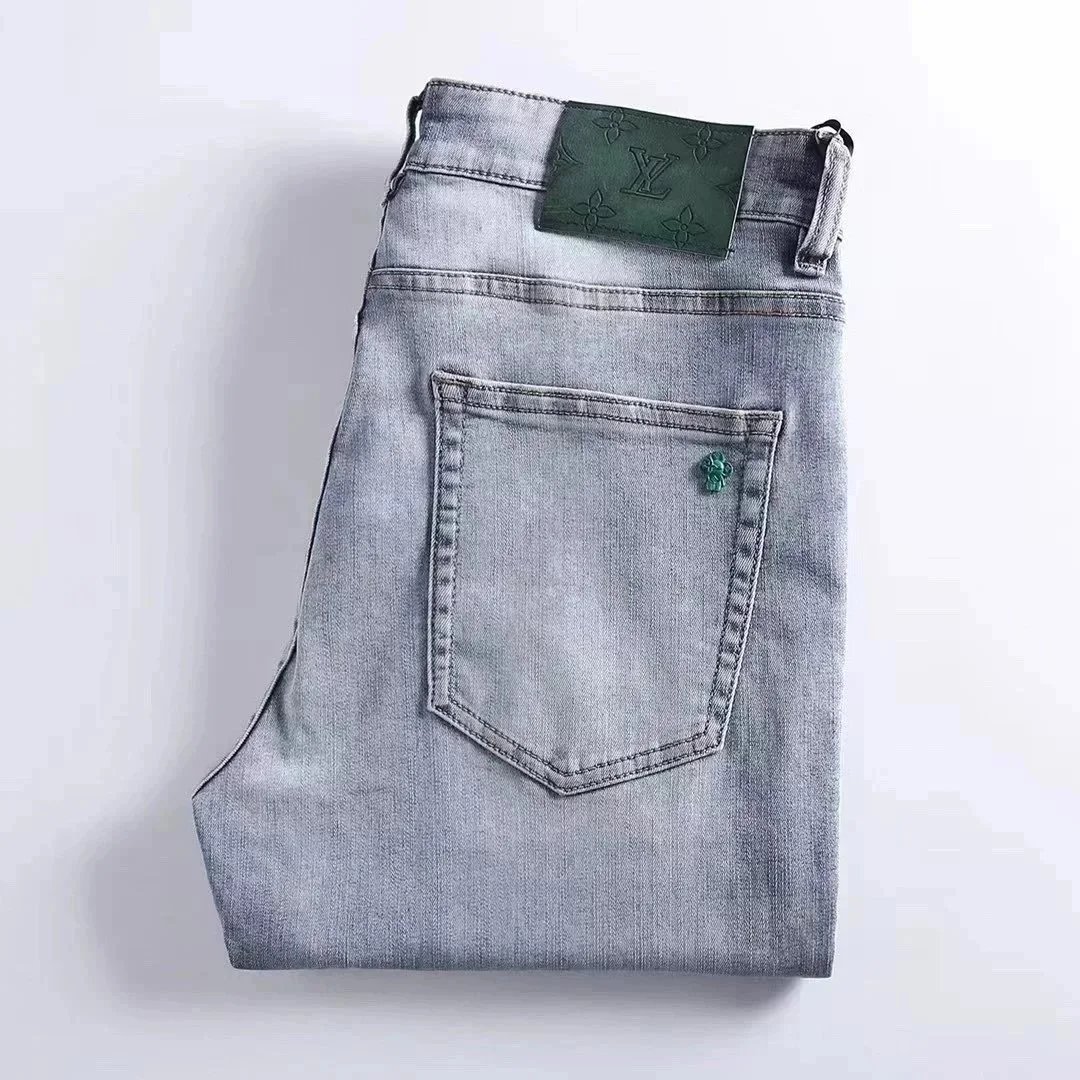 Dior Oblique Print Denim Jeans Light Wash - 3