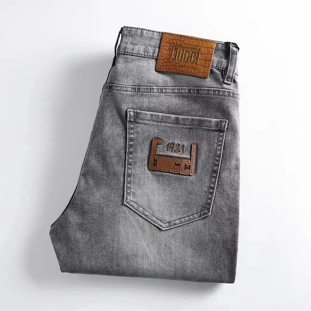 Dior Oblique Print Denim Jeans Light Wash - 6