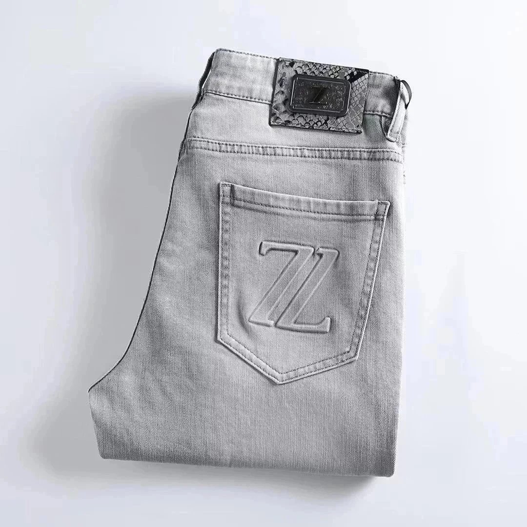 Dior Oblique Print Denim Jeans Light Wash - 8