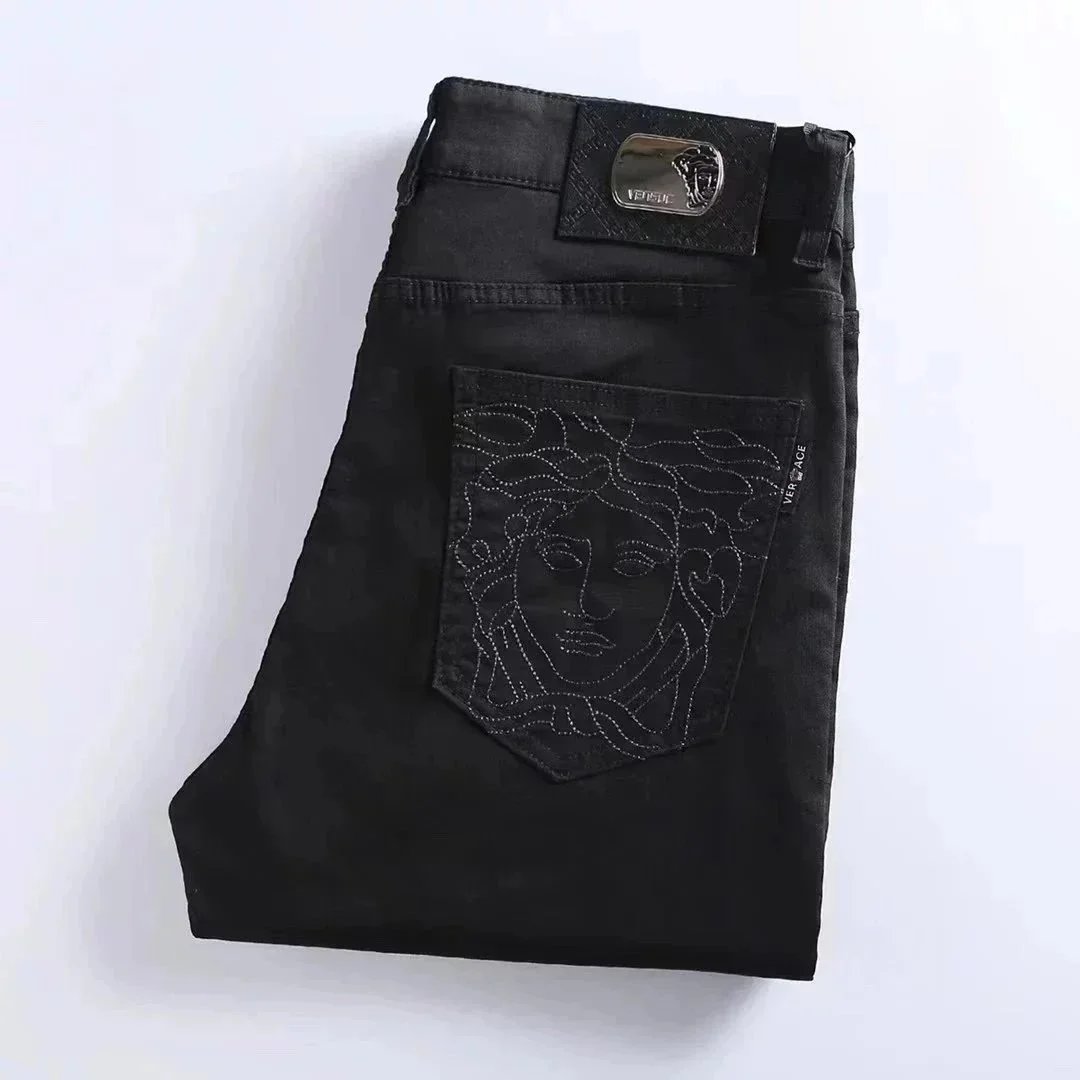 Dior Oblique Print Denim Jeans Light Wash - 4