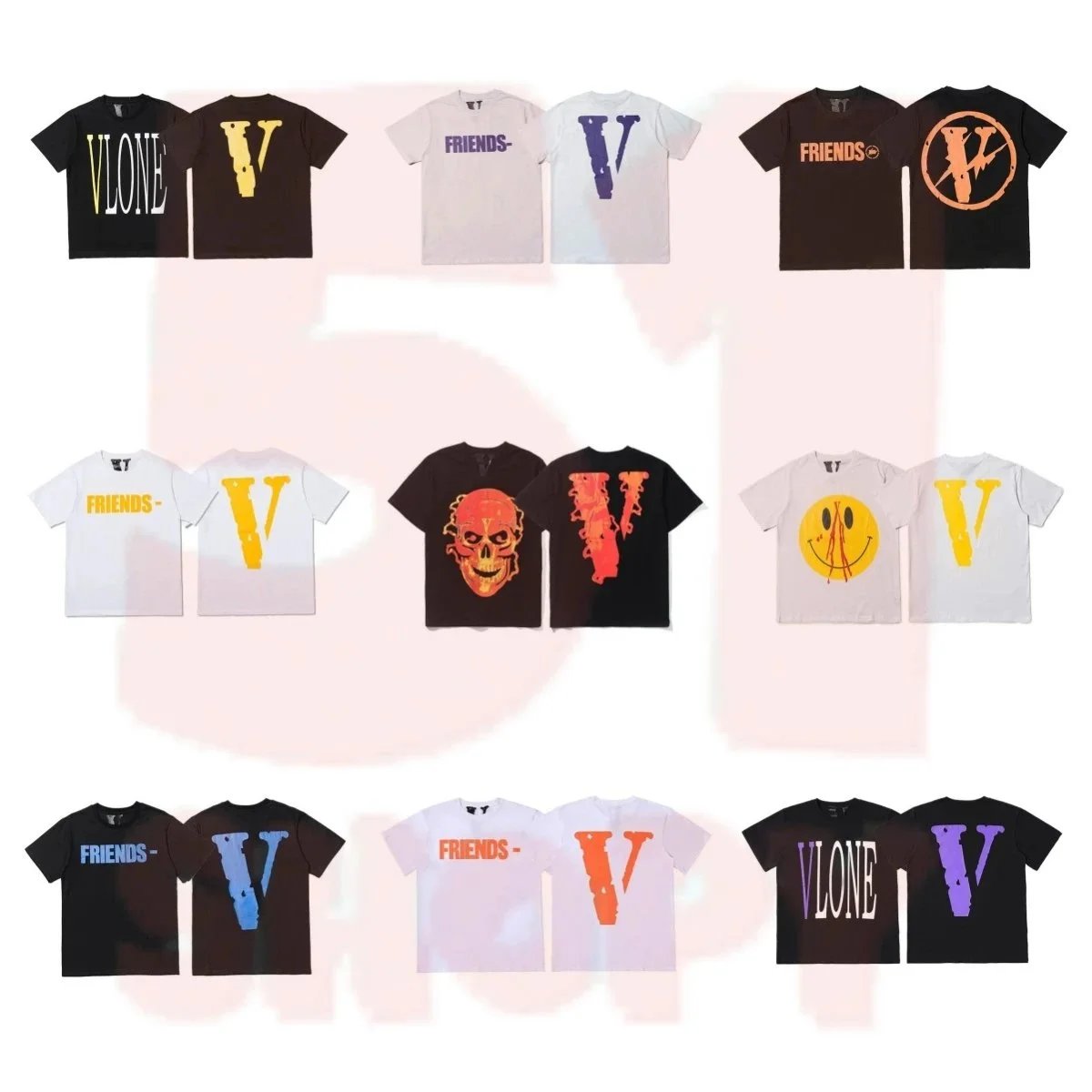 Vlone T-Shirt Black 