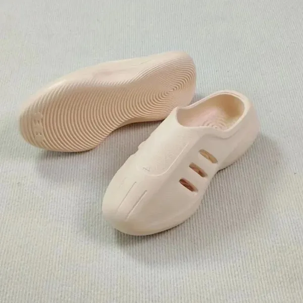Design Slip-On Clog Beige Comfort Shoe Sandals - 1