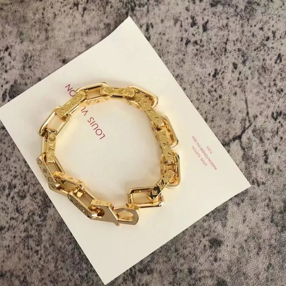 Quenched Gold Bracelet 21CM