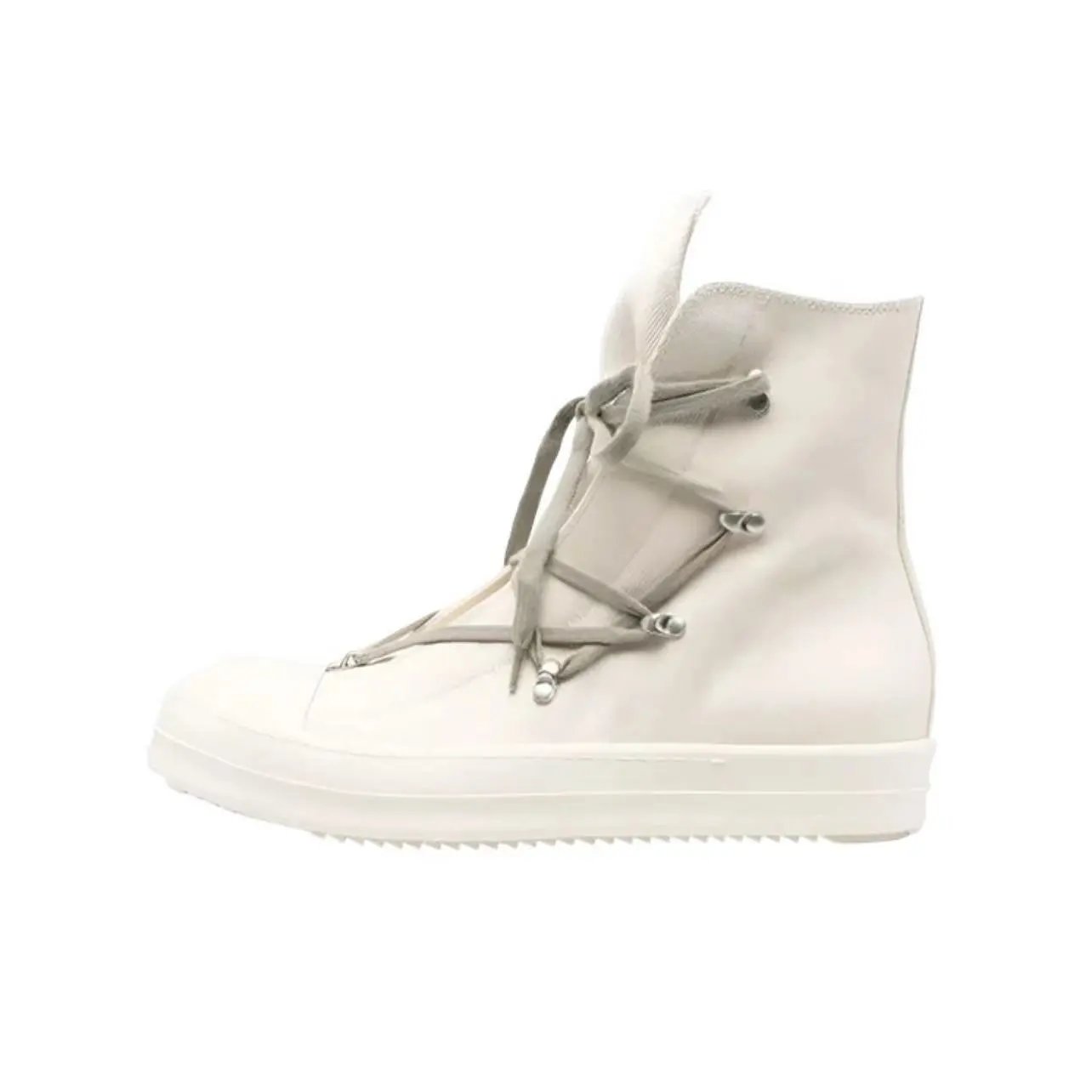 high-top white canvas