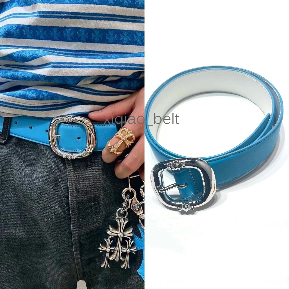 Chrome Hearts Flower Belt