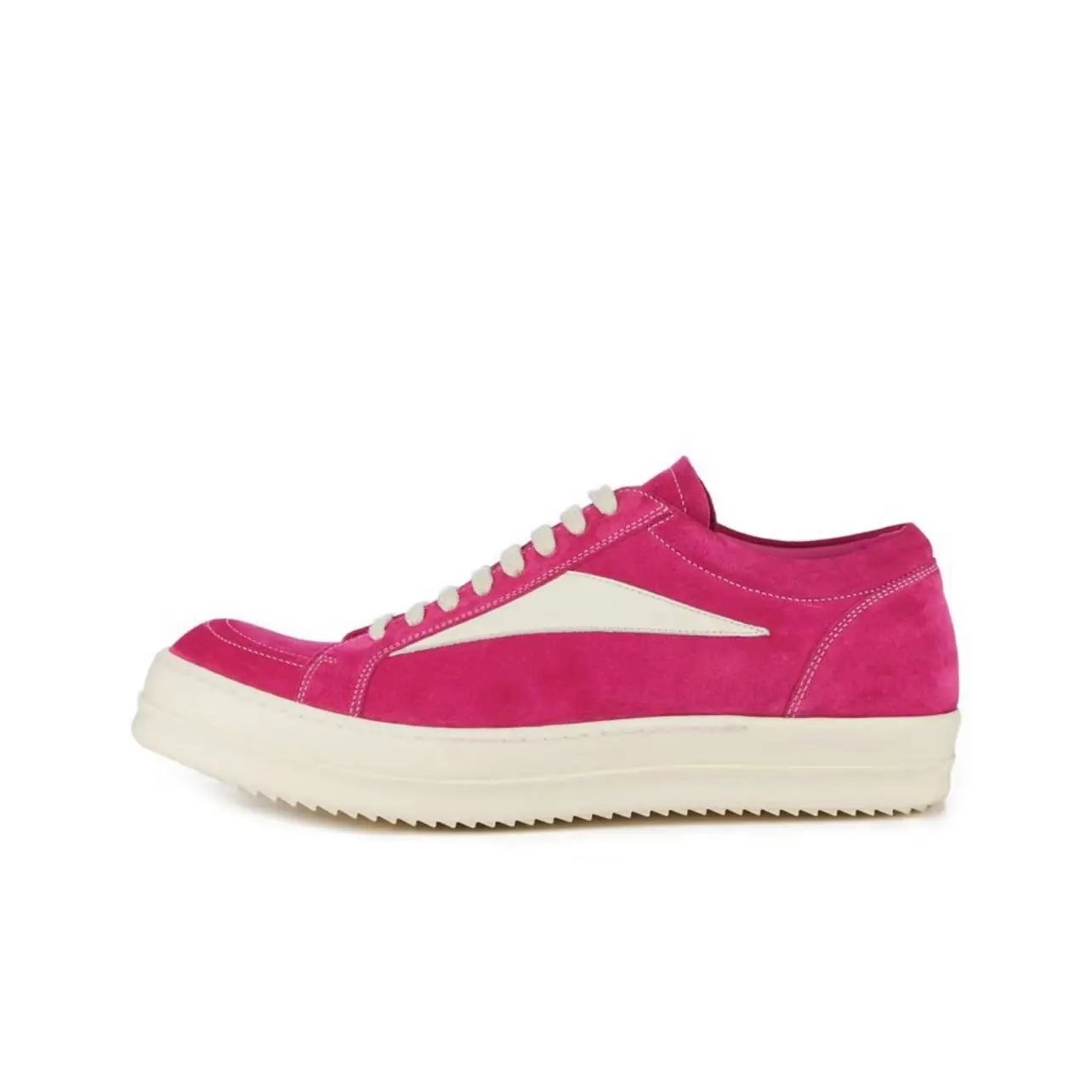 Fuchsia suede