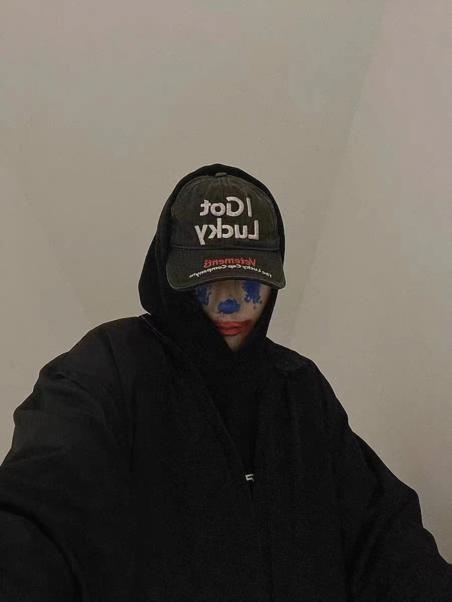 Vetements Black Hood