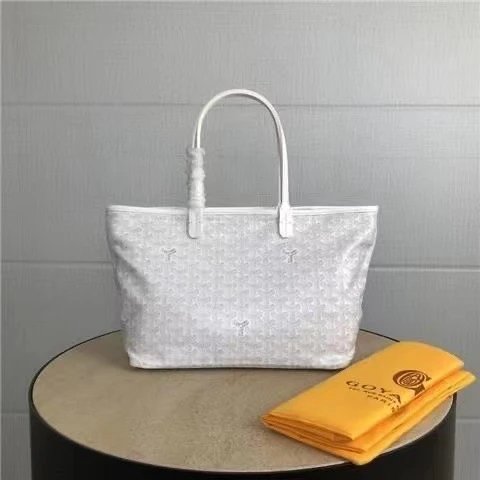 Goyard Saint Louis Tote Black Monogram Canvas Tote Bag - 4