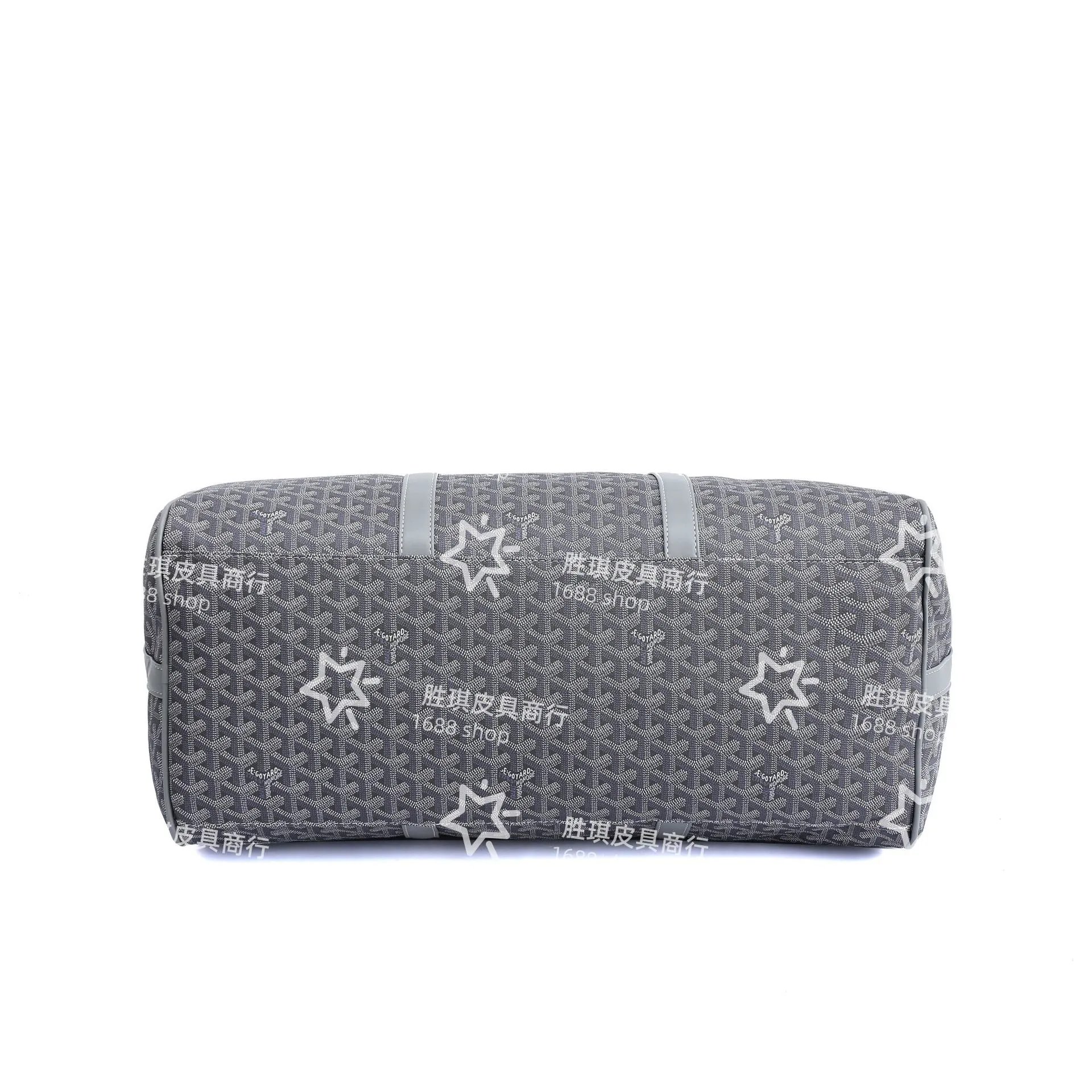 Goyard Saint Louis Duffle Bag Green with Star Motif Travel Bag - 6