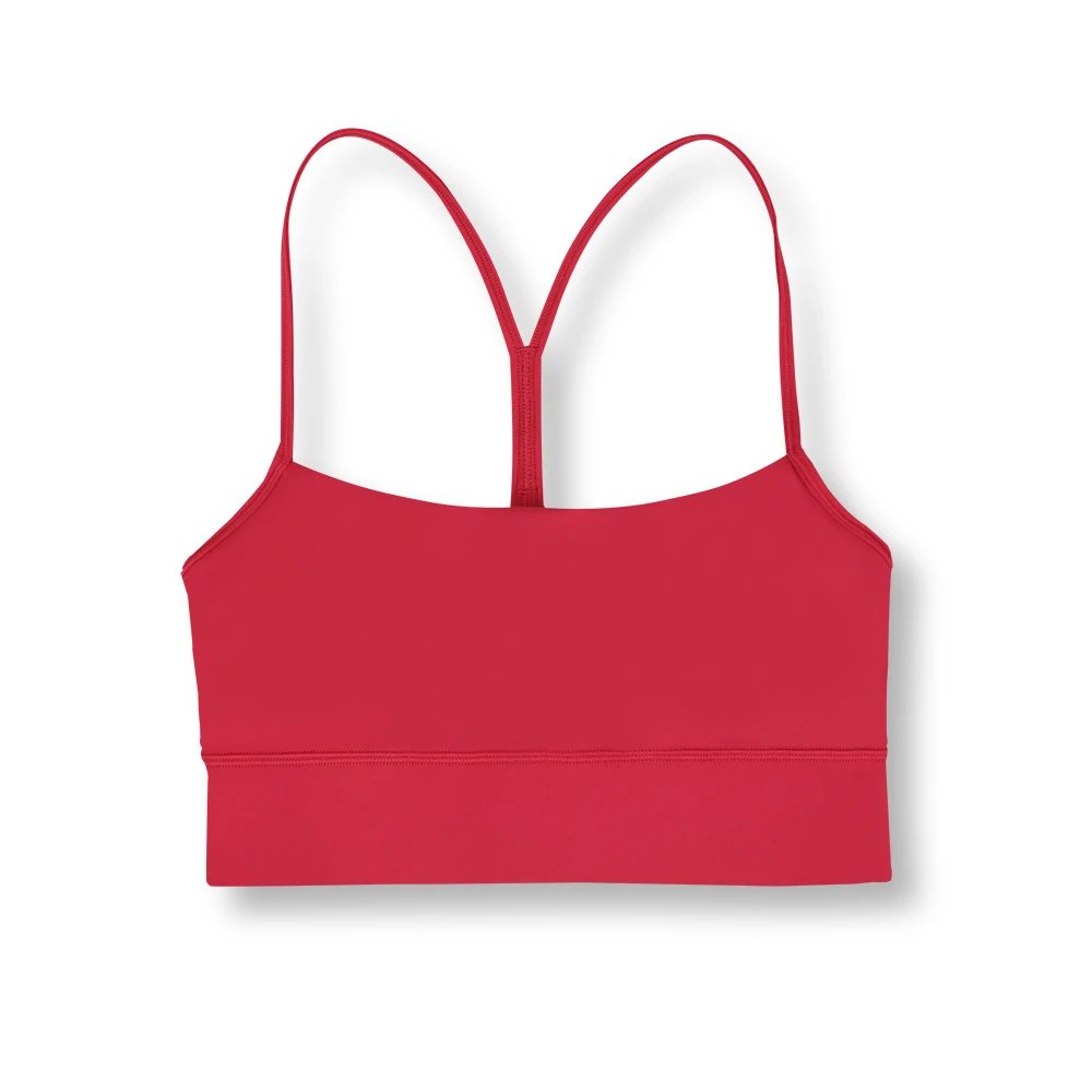 Lululemon Flow Y Bra - Crimson Red