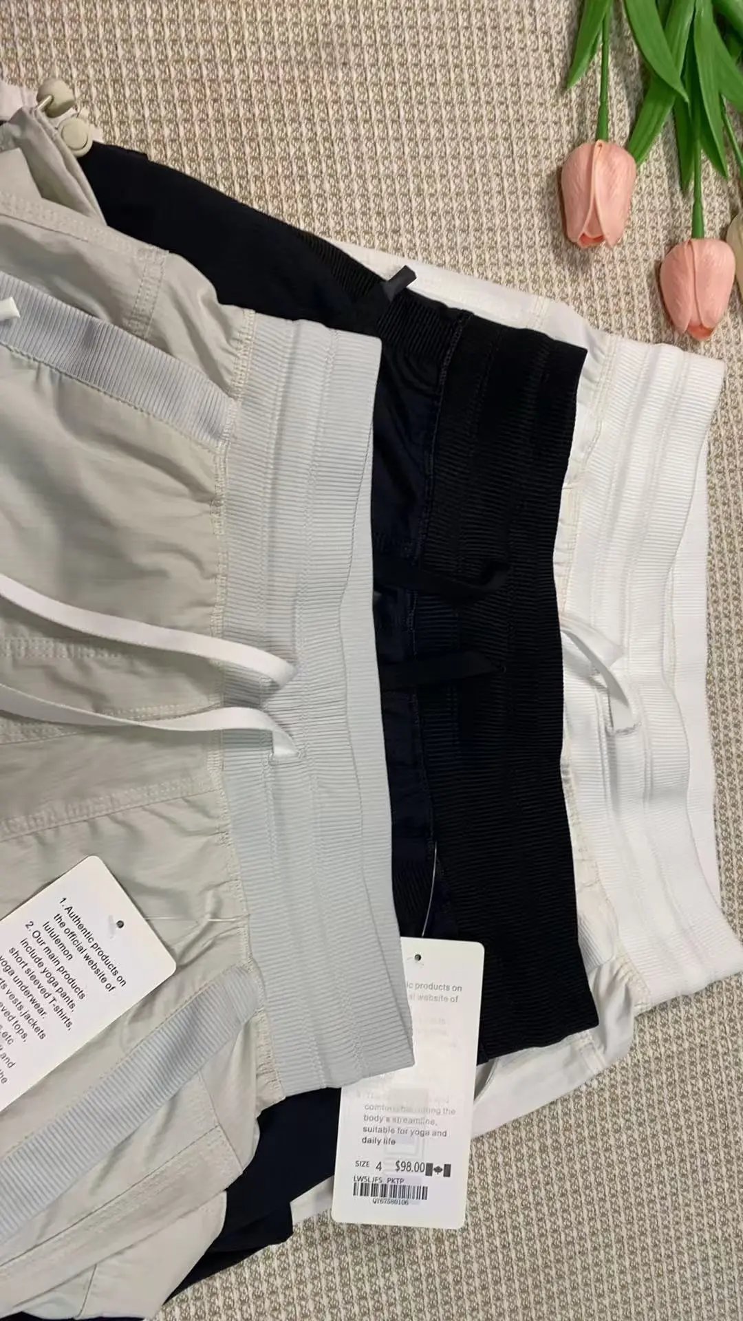 Design Cargo Pants Black Streetwear Wide-Leg Pants - 13