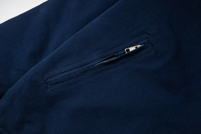 Denim Tears Jackets Collared Zip Jacket with Cotton Wreath Graphic product detail image 9