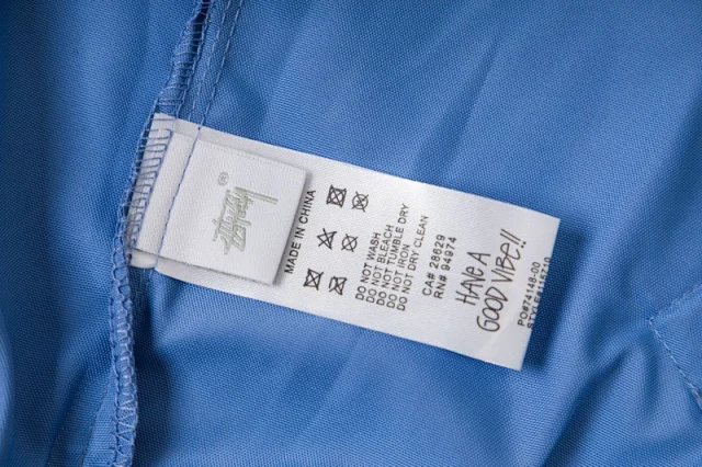Stüssy Jackets Stand-collar zip jacket with back logo patch product detail image 5