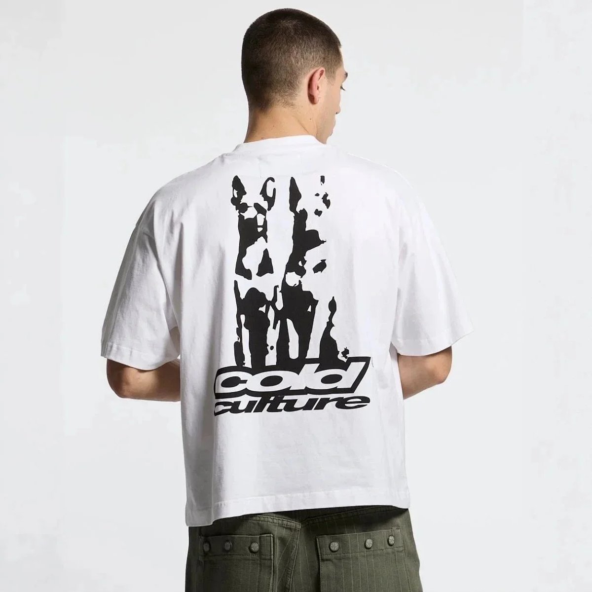 DX161 Unisex Cotton Short-Sleeve T-Shirt, Loose Fit, Summer Fashion