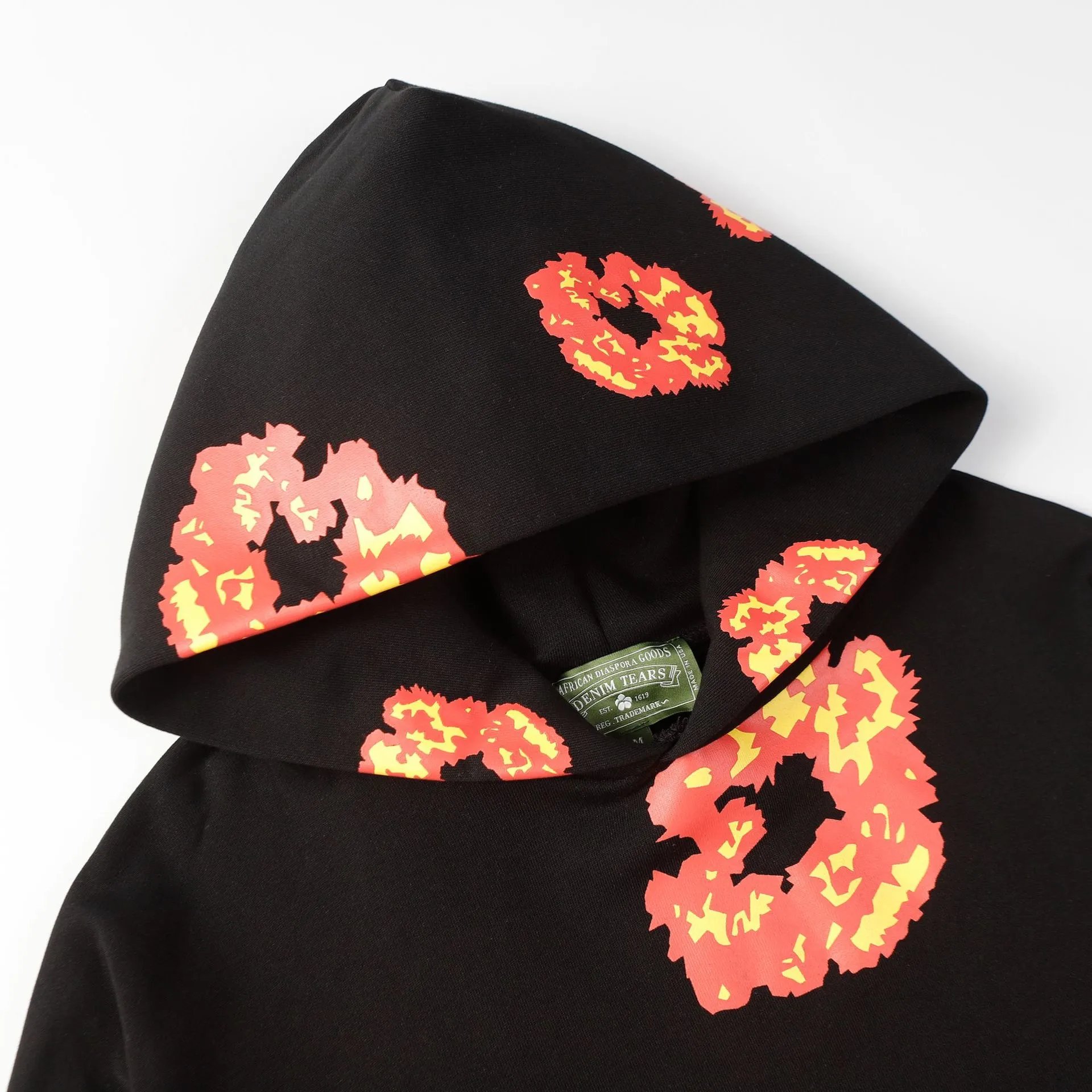 Off-White Camo Floral Print Hoodie and Sweatpants Set Multicolor - 15