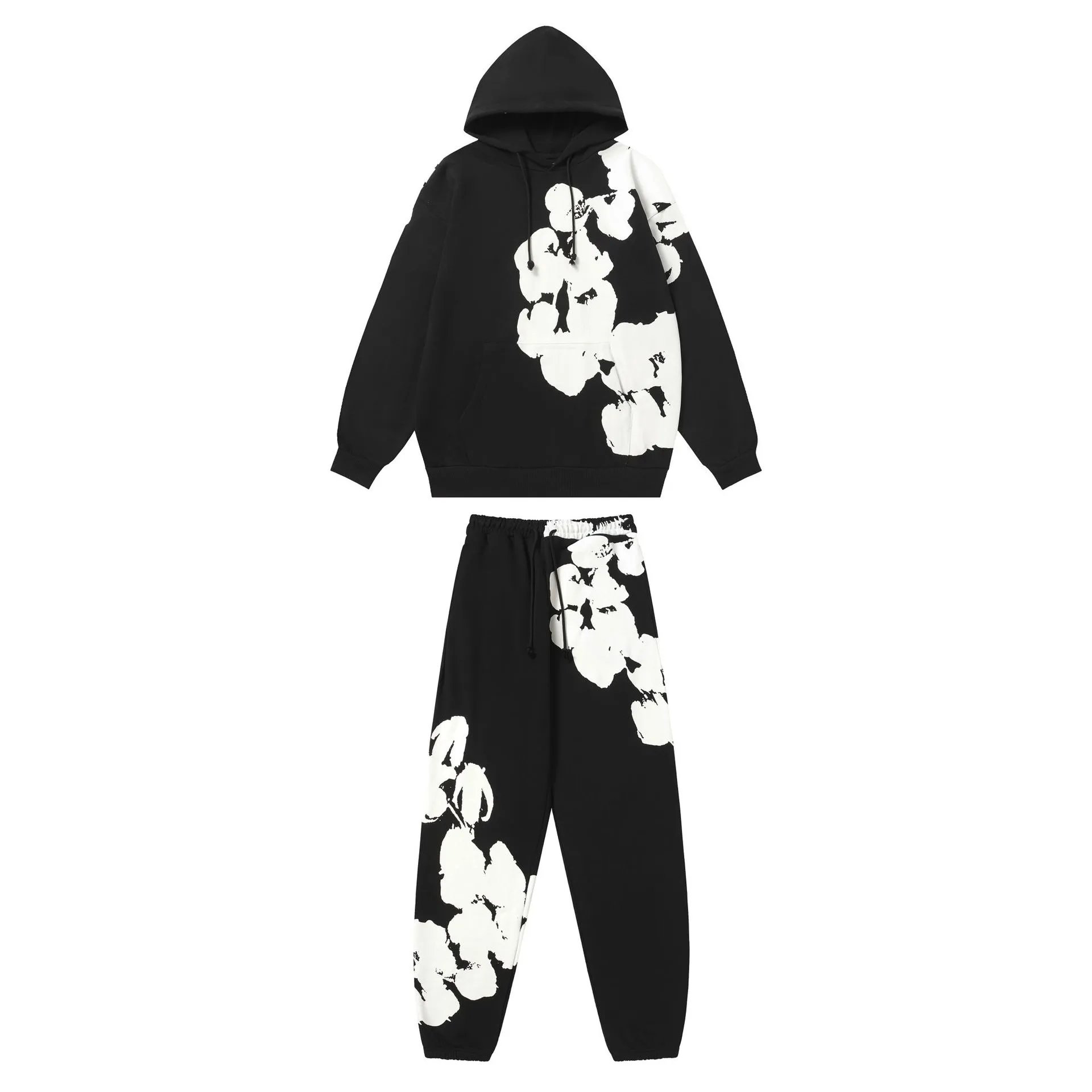 Gallery Dept Hoodie Set Black