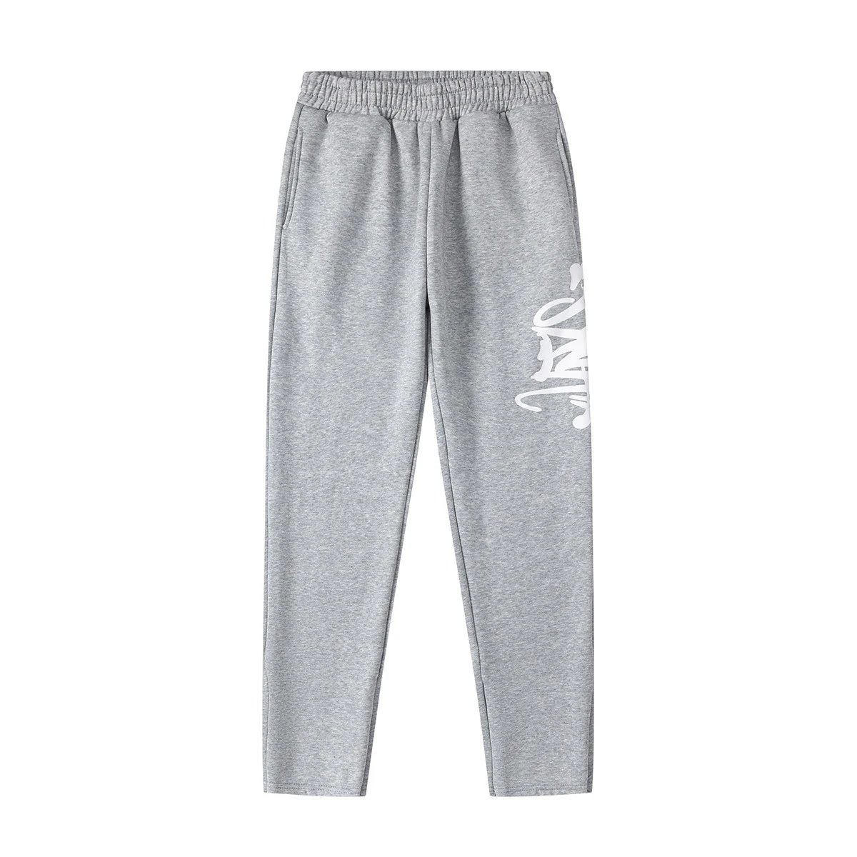 Syna World Tag Sweatpants Grey White