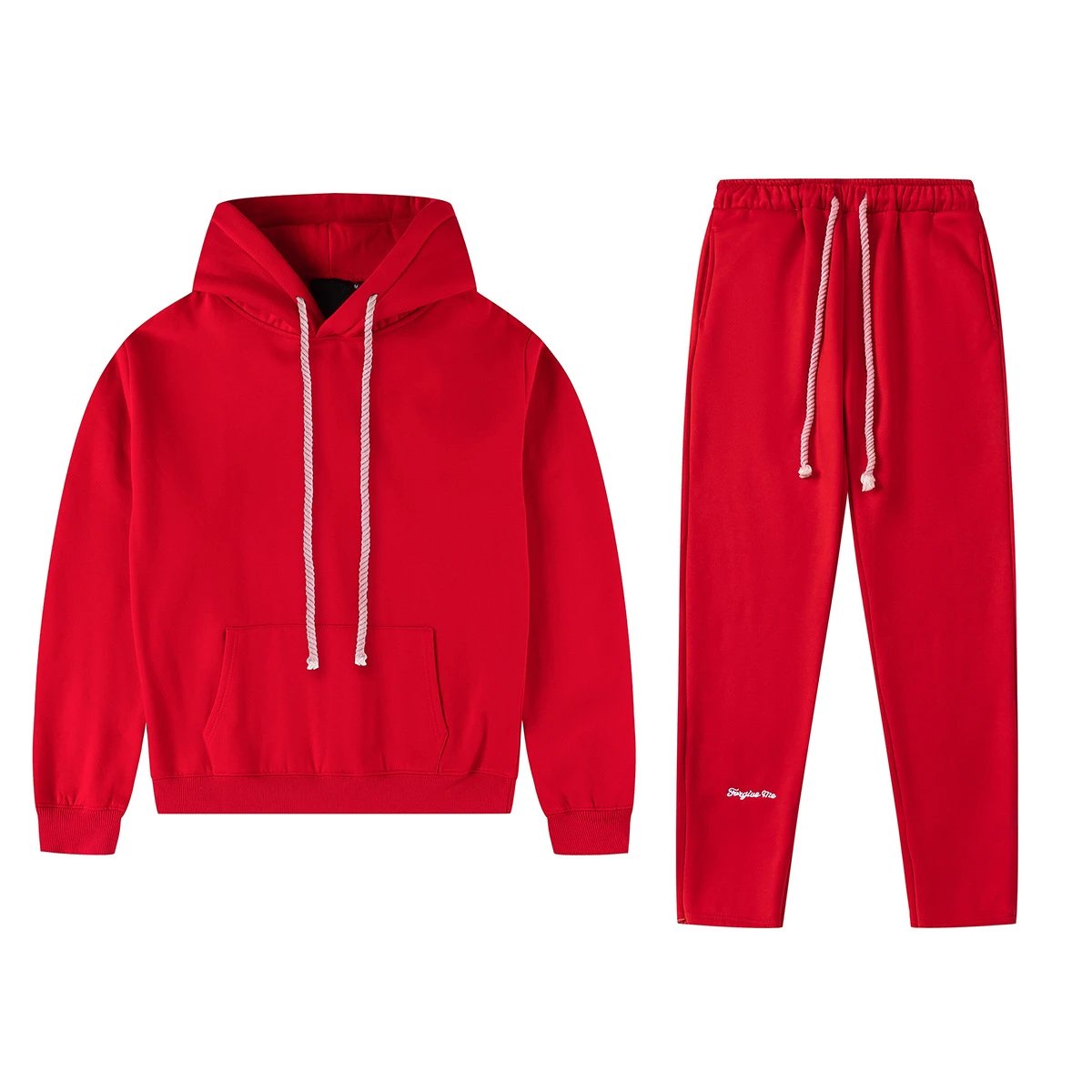 Forgive Me Script Tracksuit Red