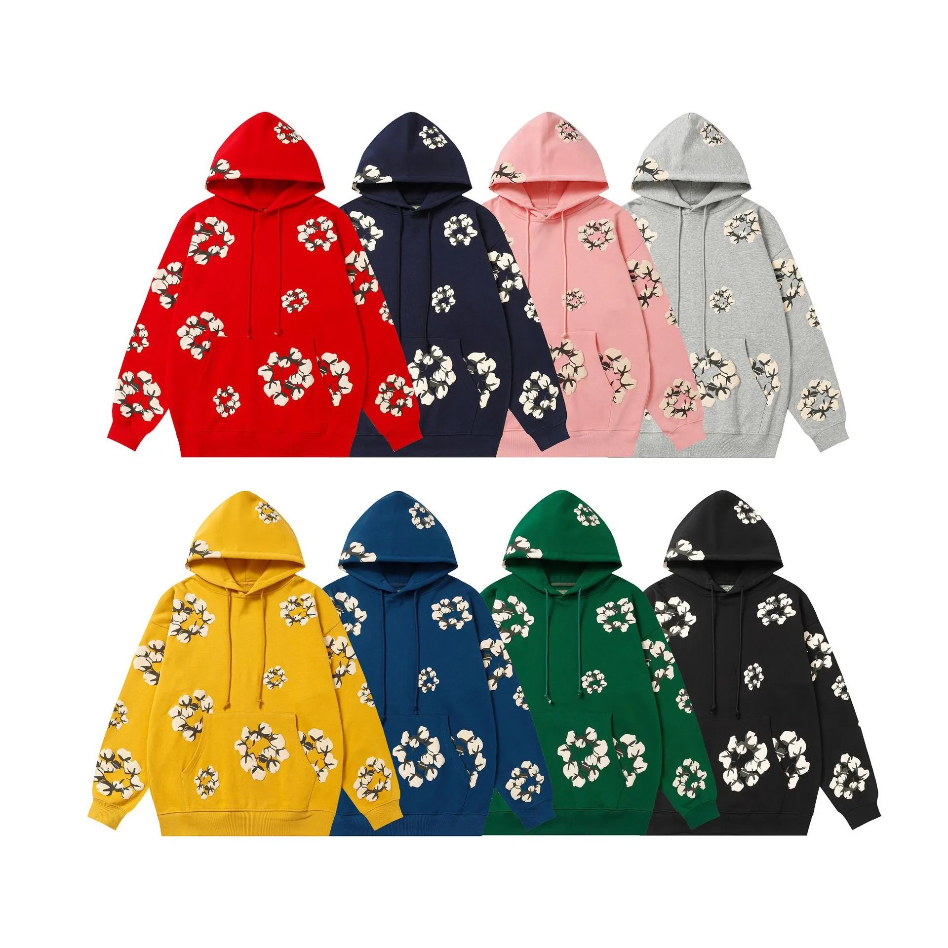 Off-White Camo Floral Print Hoodie and Sweatpants Set Multicolor - 31