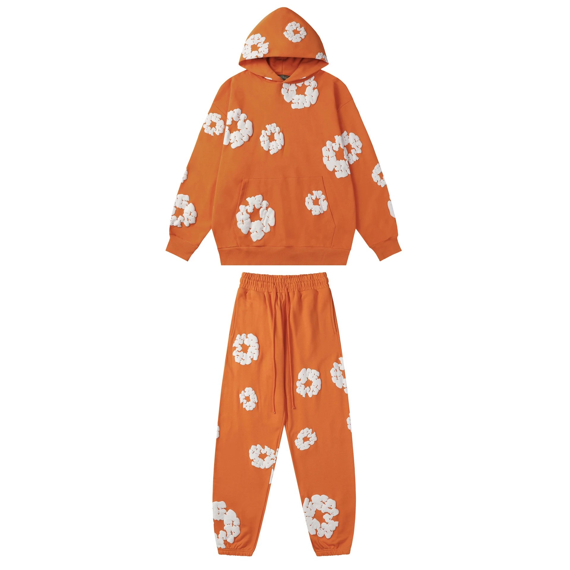 Gallery Dept Hoodie Set Orange
