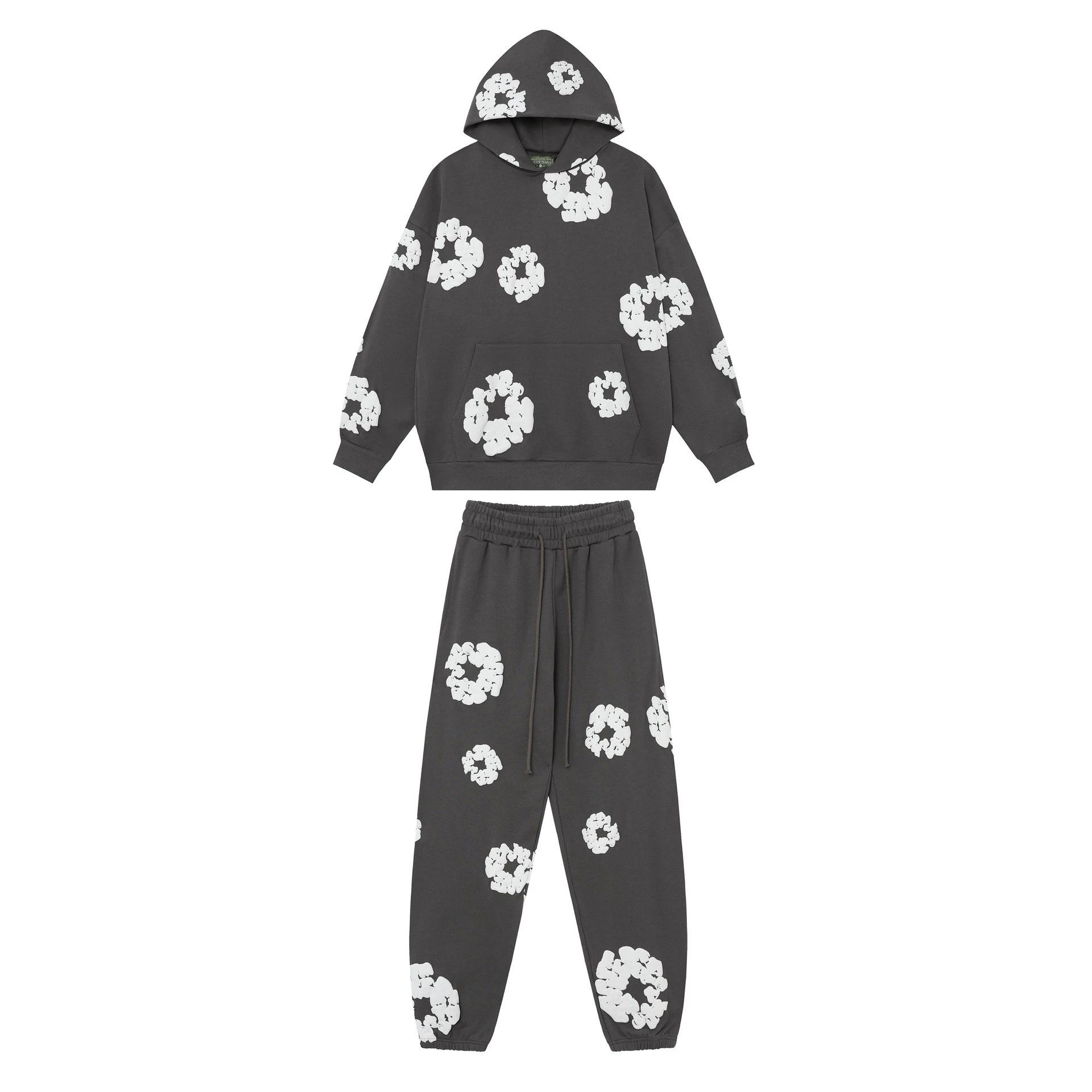 Gallery Dept Hoodie Set Grey