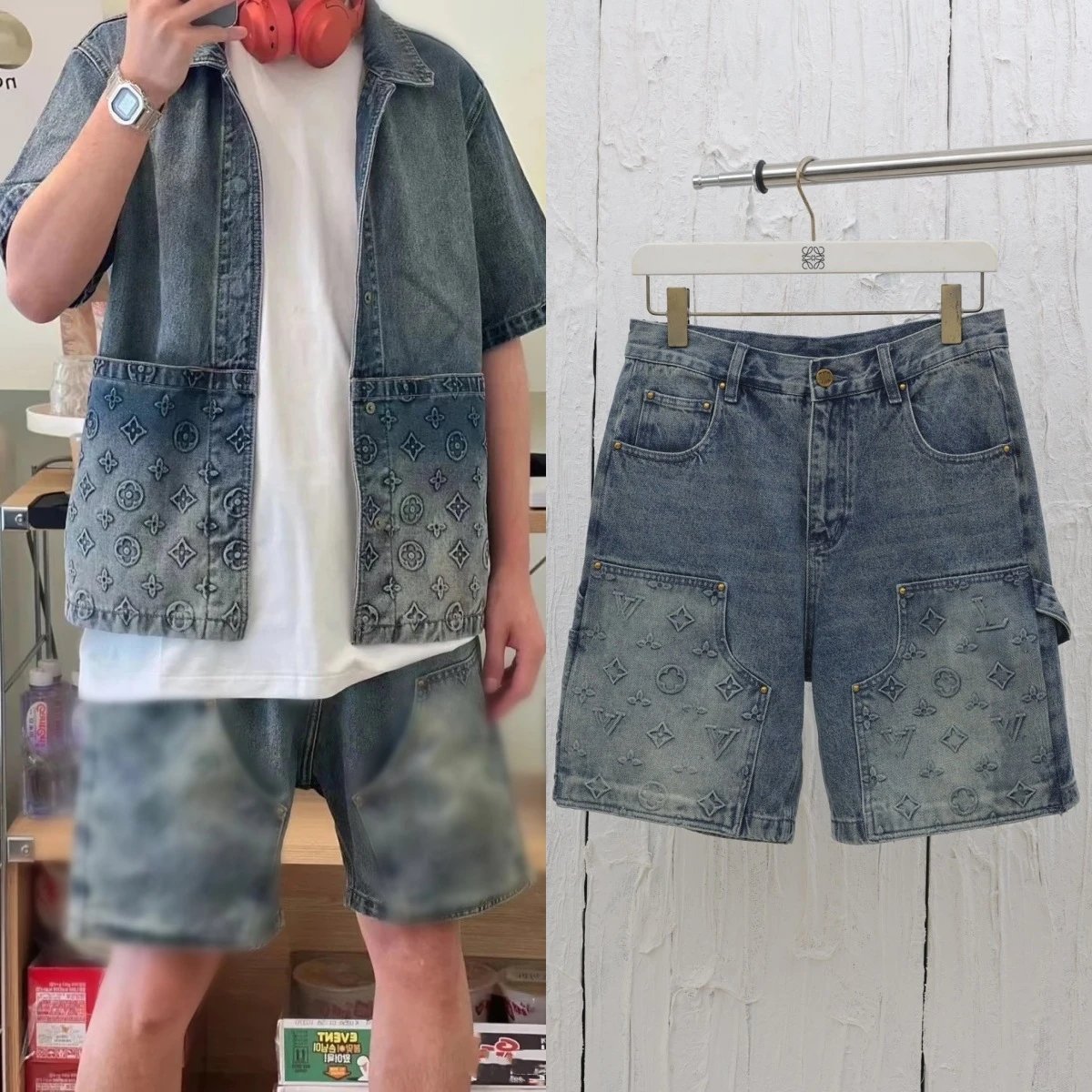 Louis Vuitton Monogram Denim S