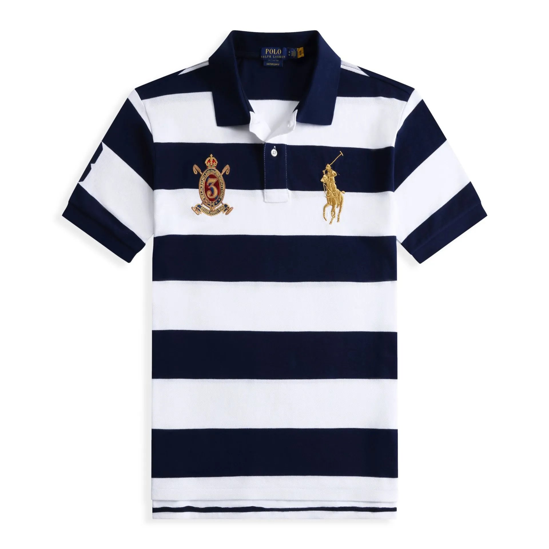 DX19 Classic Striped Embroidery Versatile