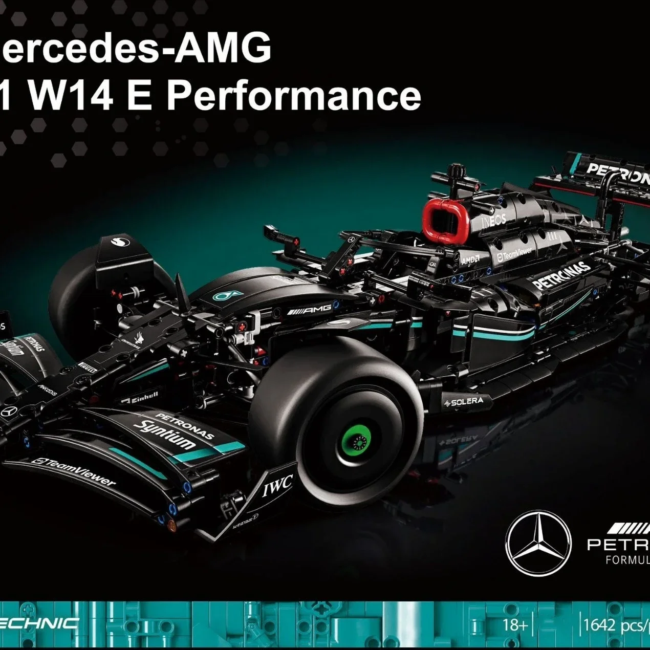 Mercedes AMG Petronas F1 Racing Car Technic Building Block Model
