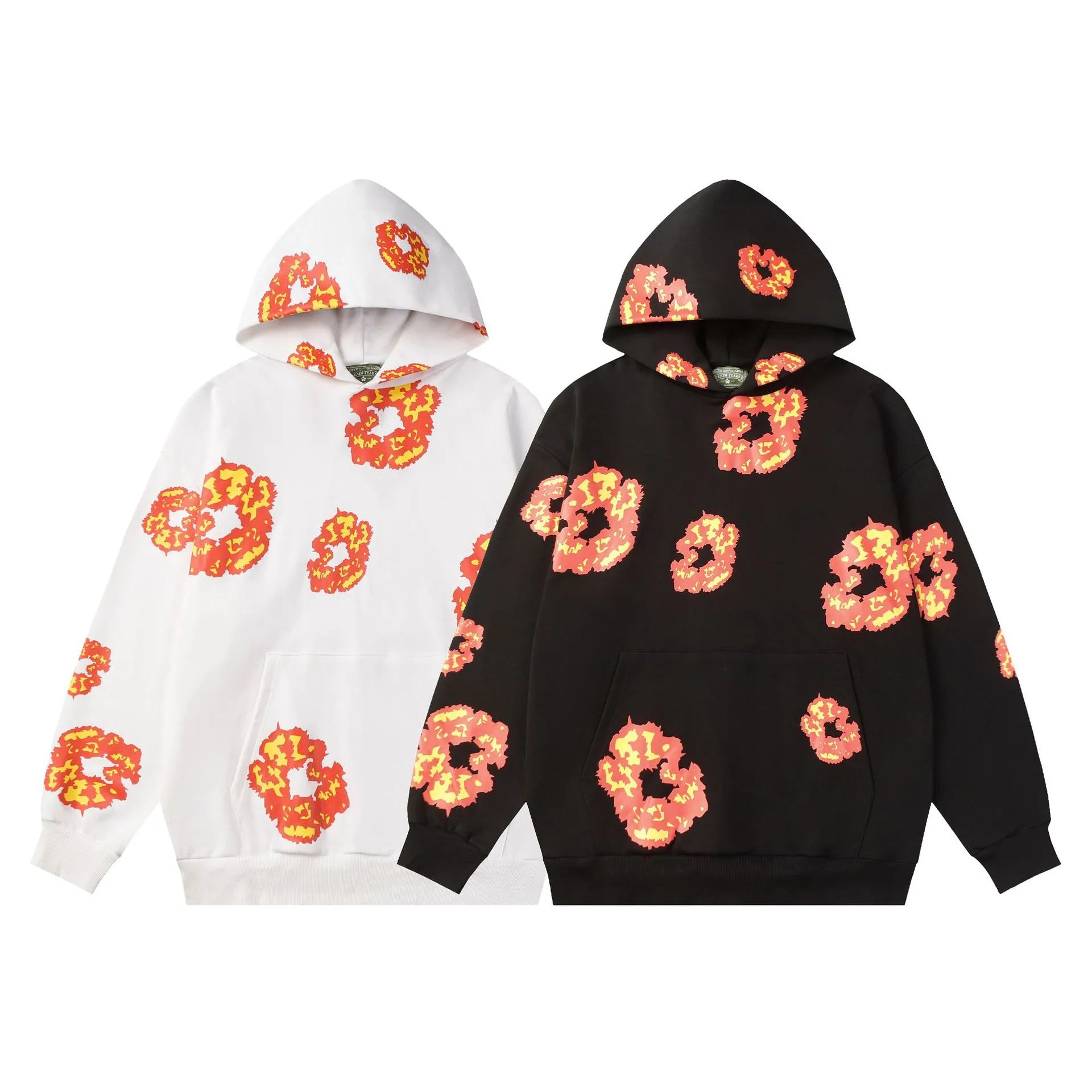 Off-White Camo Floral Print Hoodie and Sweatpants Set Multicolor - 14