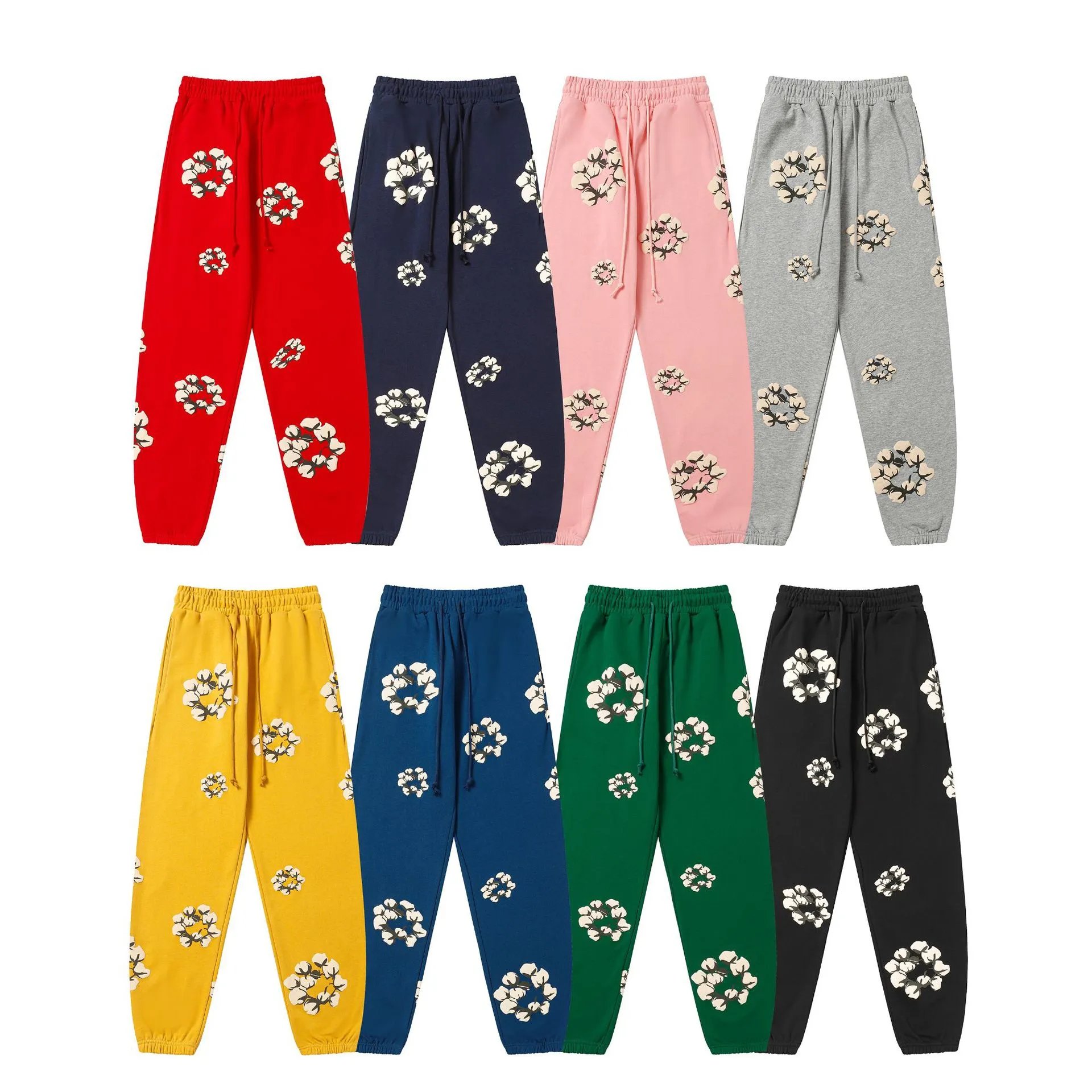 Off-White Camo Floral Print Hoodie and Sweatpants Set Multicolor - 32