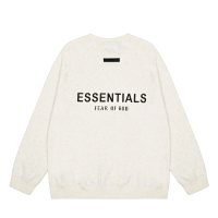 Round neck-oat gray