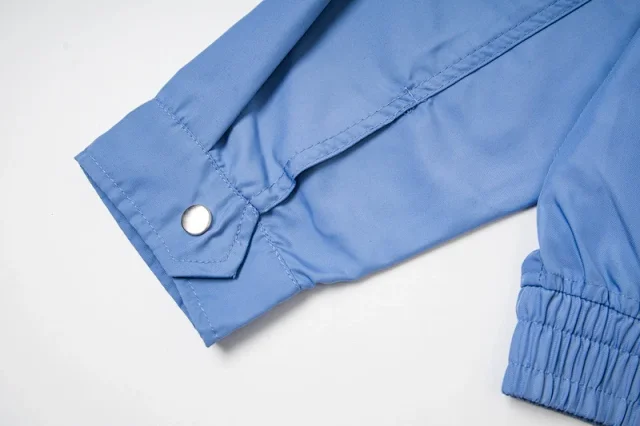 Stüssy Jackets Stand-collar zip jacket with back logo patch product detail image 6