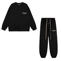 Round-neck black suit