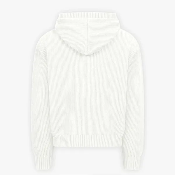 Design Ribbed Zip-Up Hoodie Navy - 17
