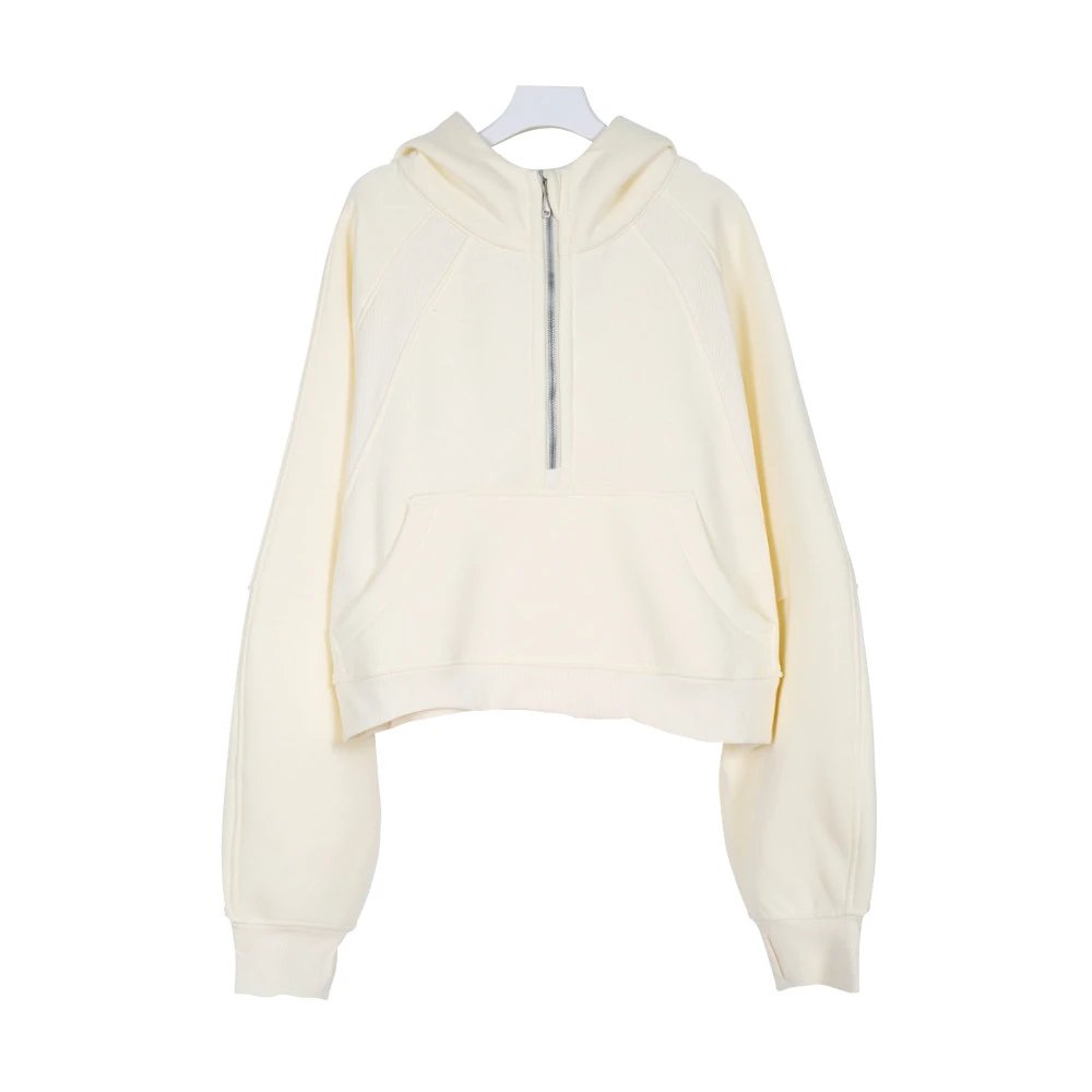 Design Olive Green Half-Zip Hoodie - 11