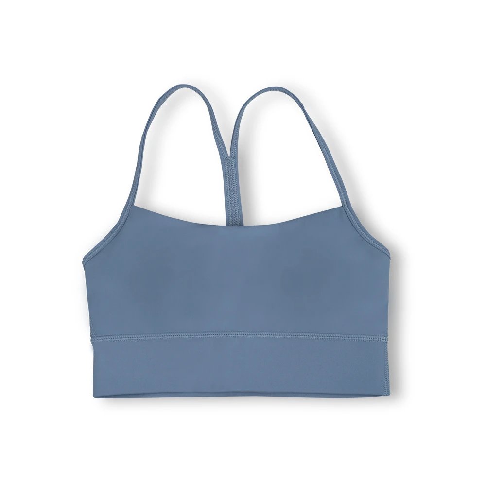 Lululemon Flow Y Bra - Steel Blue
