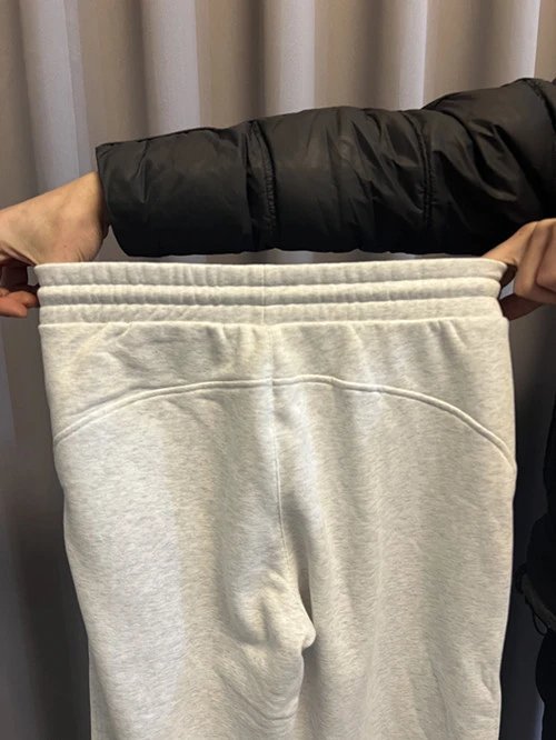 Design Wide-Leg Drawstring Sweatpants Black - 5