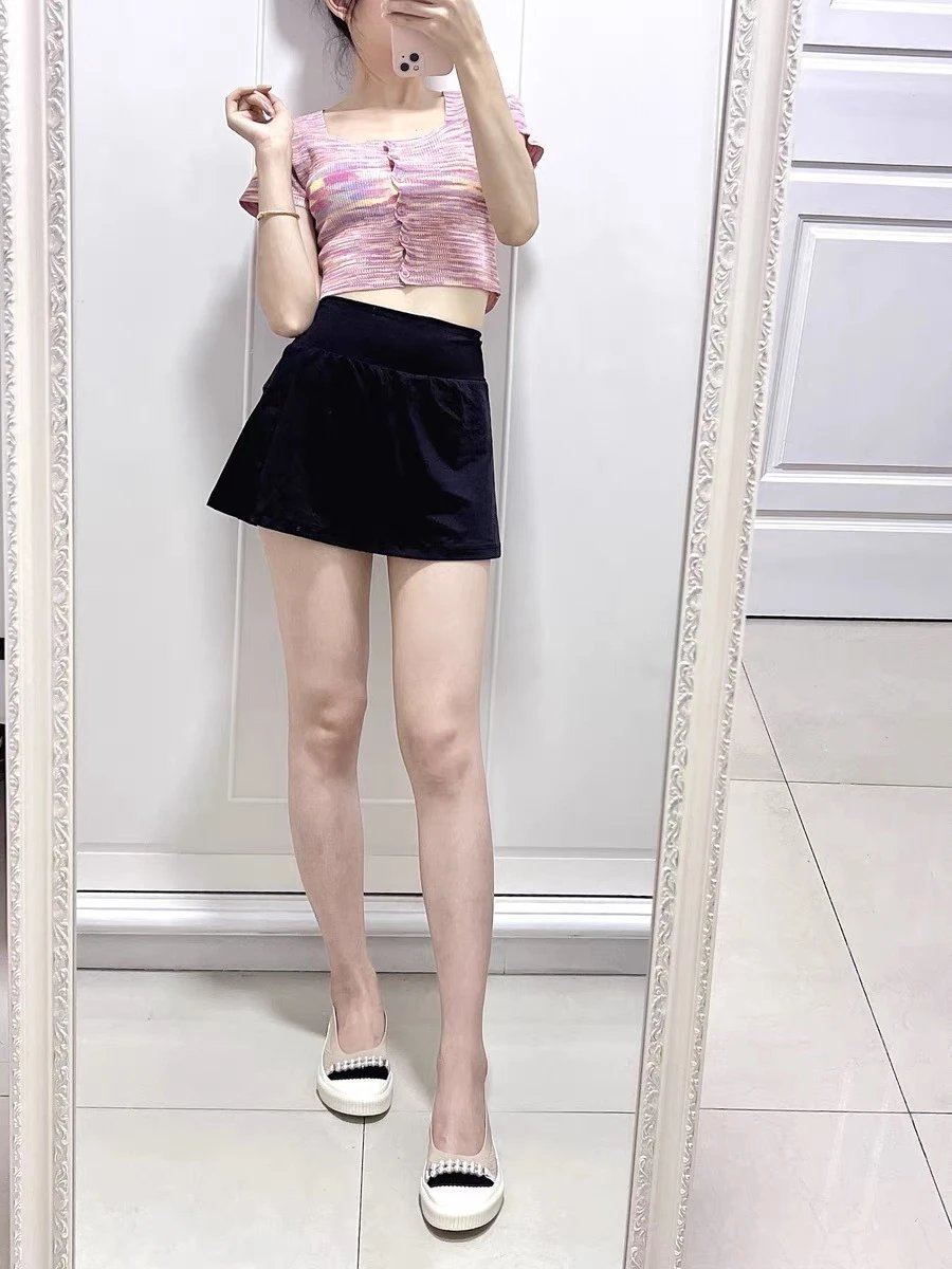Design Pleated Tennis Skirt Gray - 15
