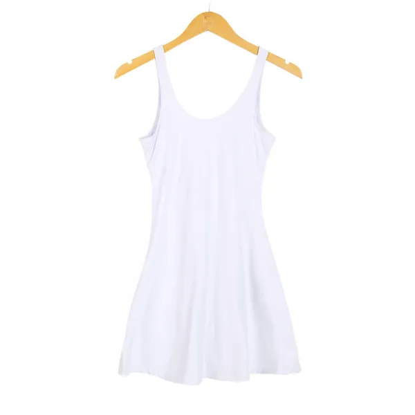 Design Basic Sleeveless Tank Top Light Blue Vest-Top - 11