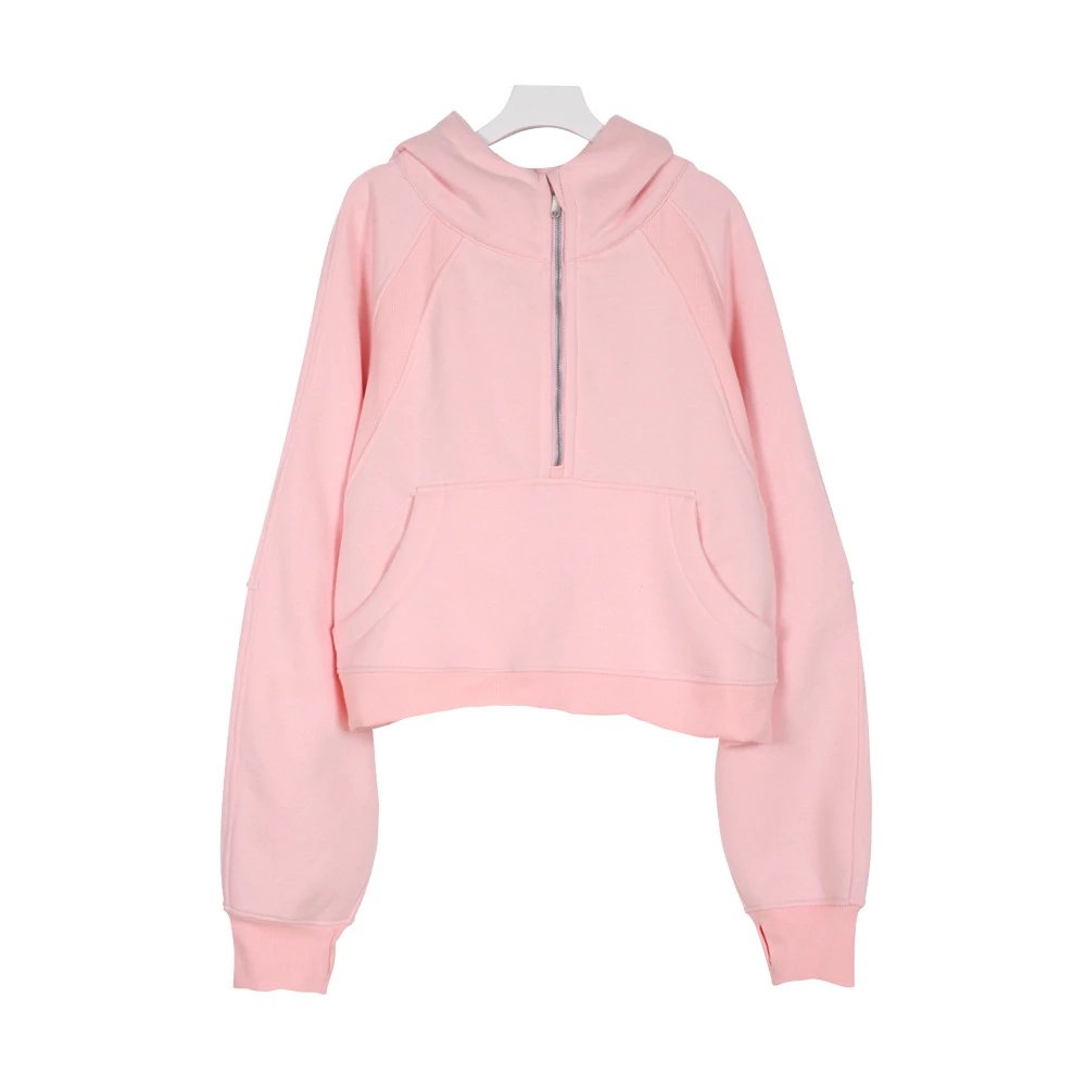 Design Olive Green Half-Zip Hoodie - 15