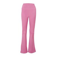 Original branded velvet powder-colored flared pants