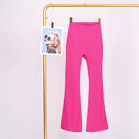 Rose-red flared pants-original label